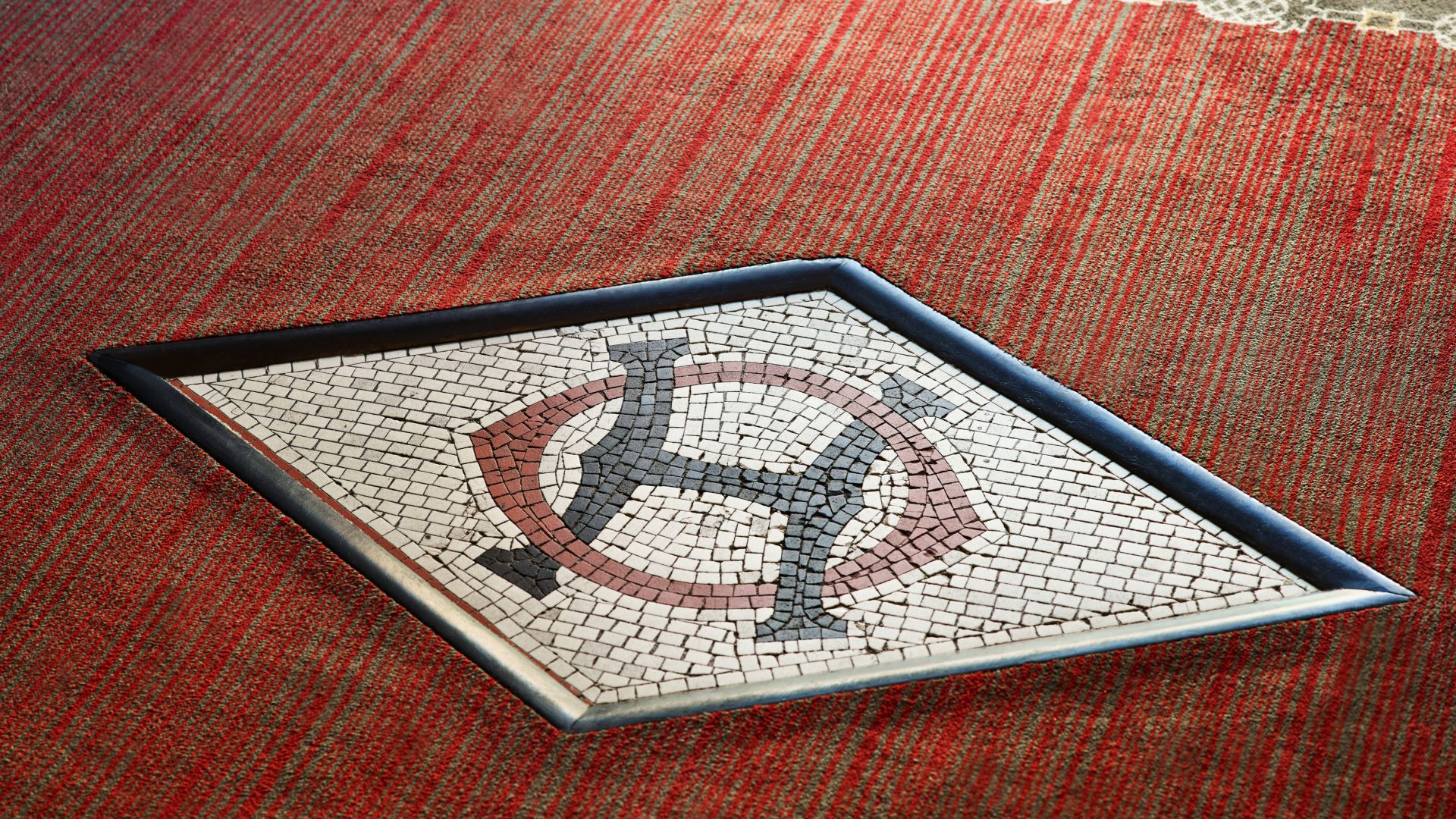 Historical Floor Tile in The Oxford Entrance 